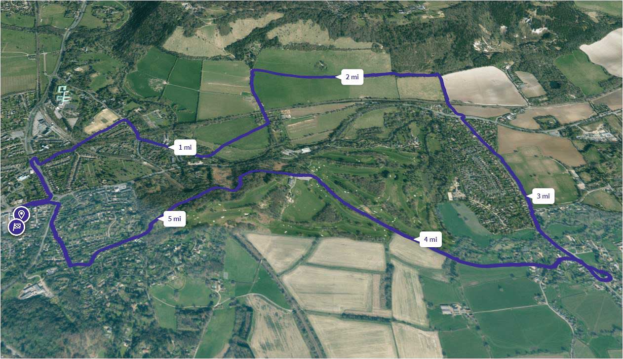 Dorking to Brockham and back things change