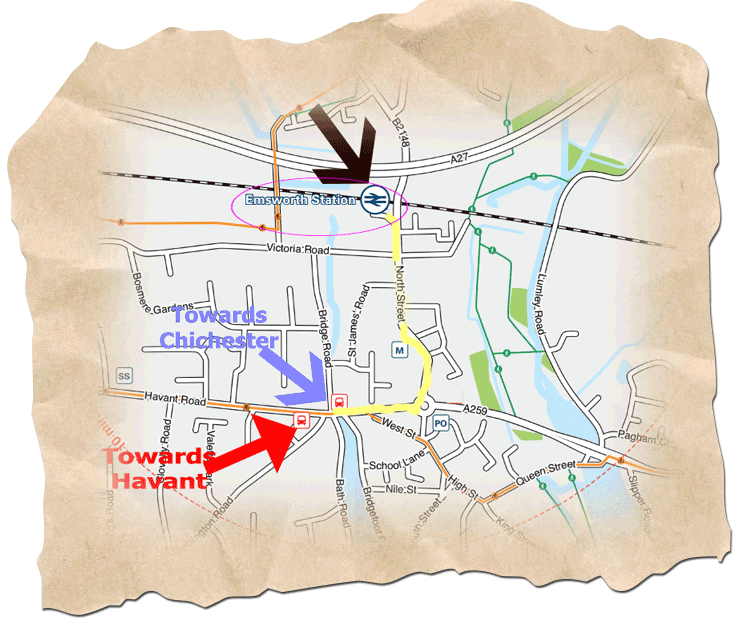 Emsworth station, busreplacement service things change