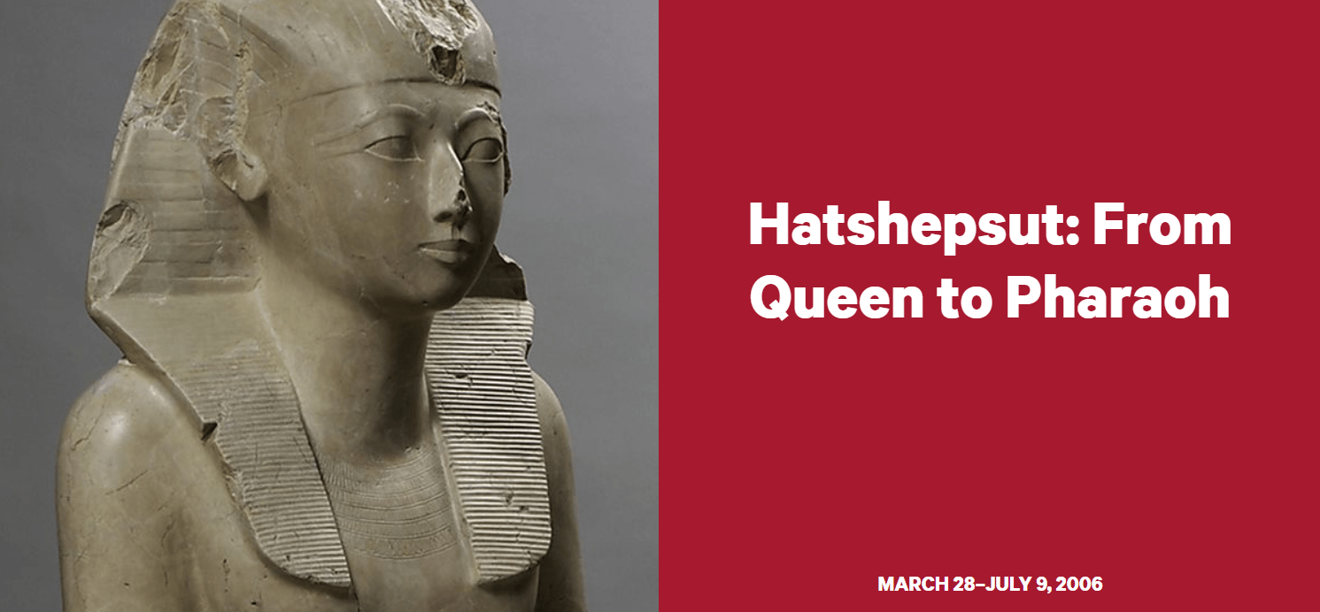 Hatshepsut, a Female Egyptian Pharaoh and How She May Have Figured into the Story of Moses