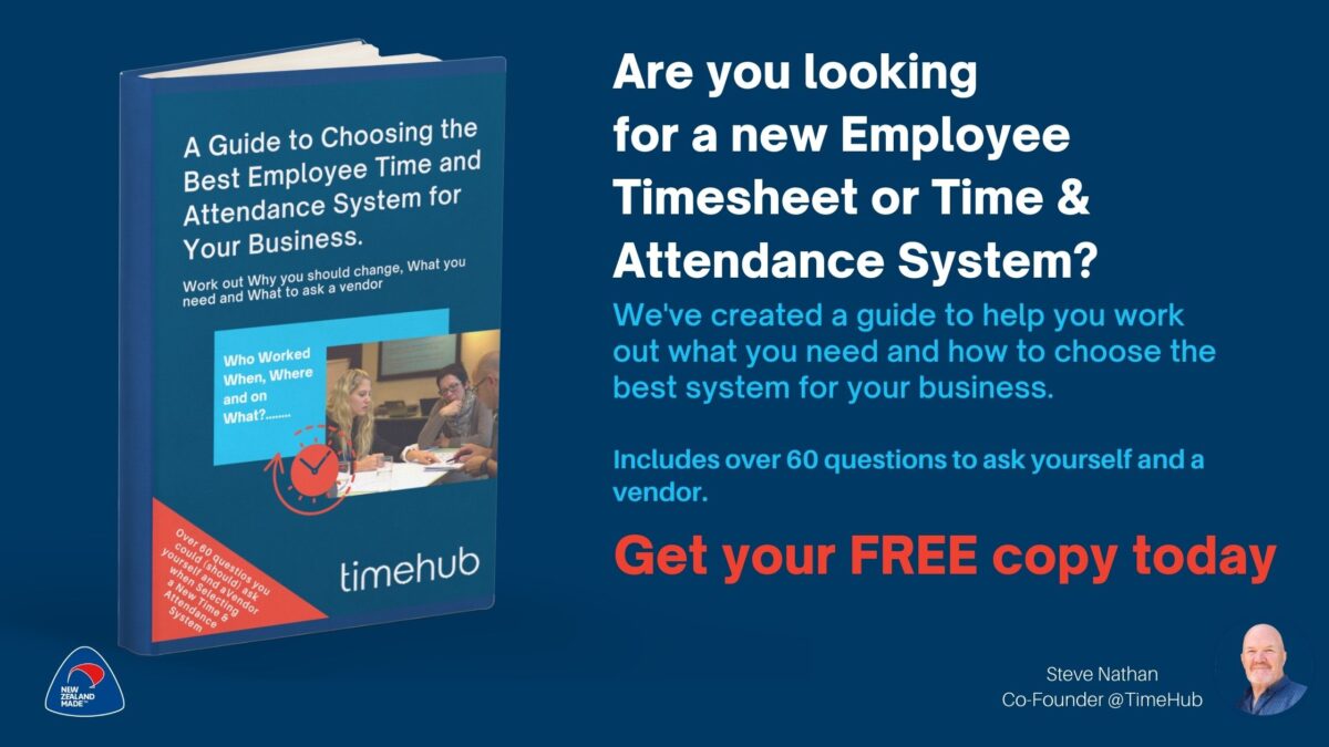 Get your Free copy of our guide "Choosing the Best Employee Time and Attendance System for Your