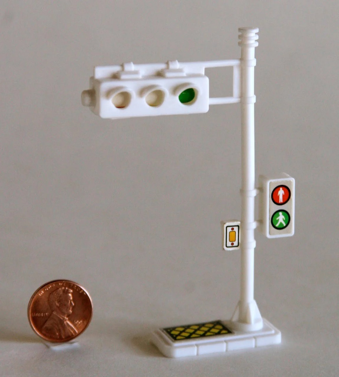 Traffic light toys, old and new, for little kids and big.