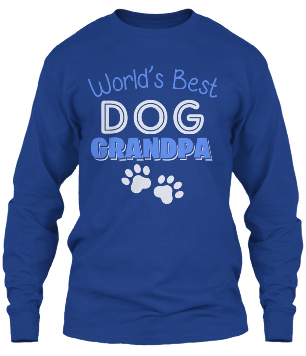 World’s Best Dog Grandpa TShirt Zone