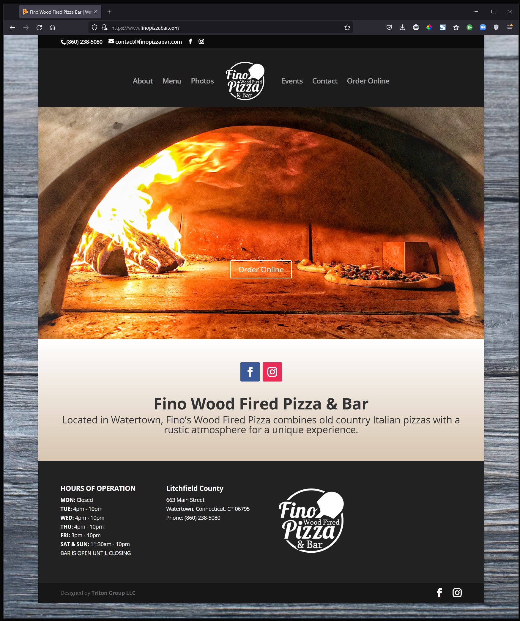 Fino Wood Fired Pizza & Bar The Unscripted Collective