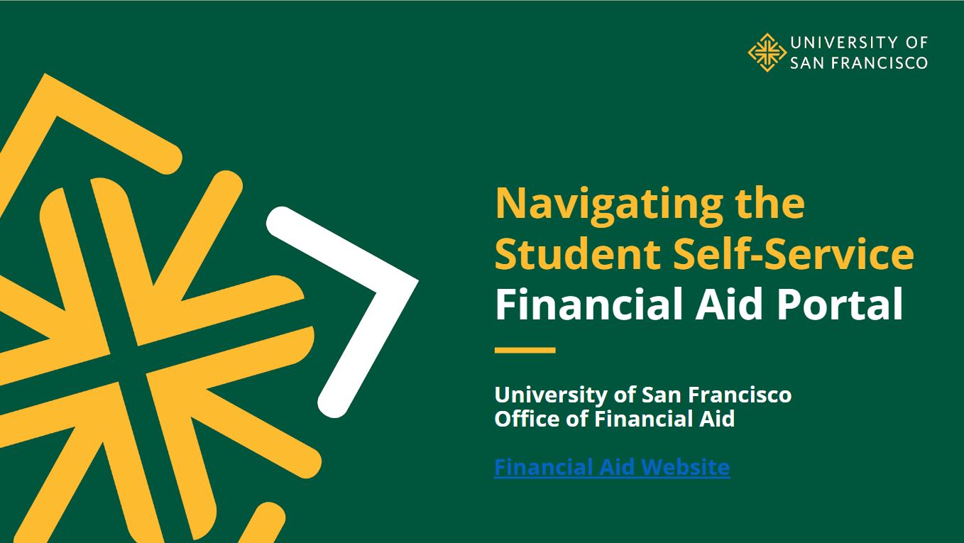 View & Accept Your Financial Aid Offer myUSF