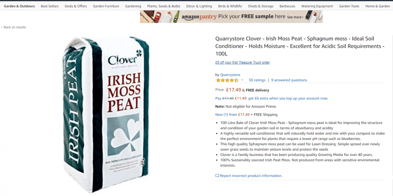 Where can I buy Peat from?