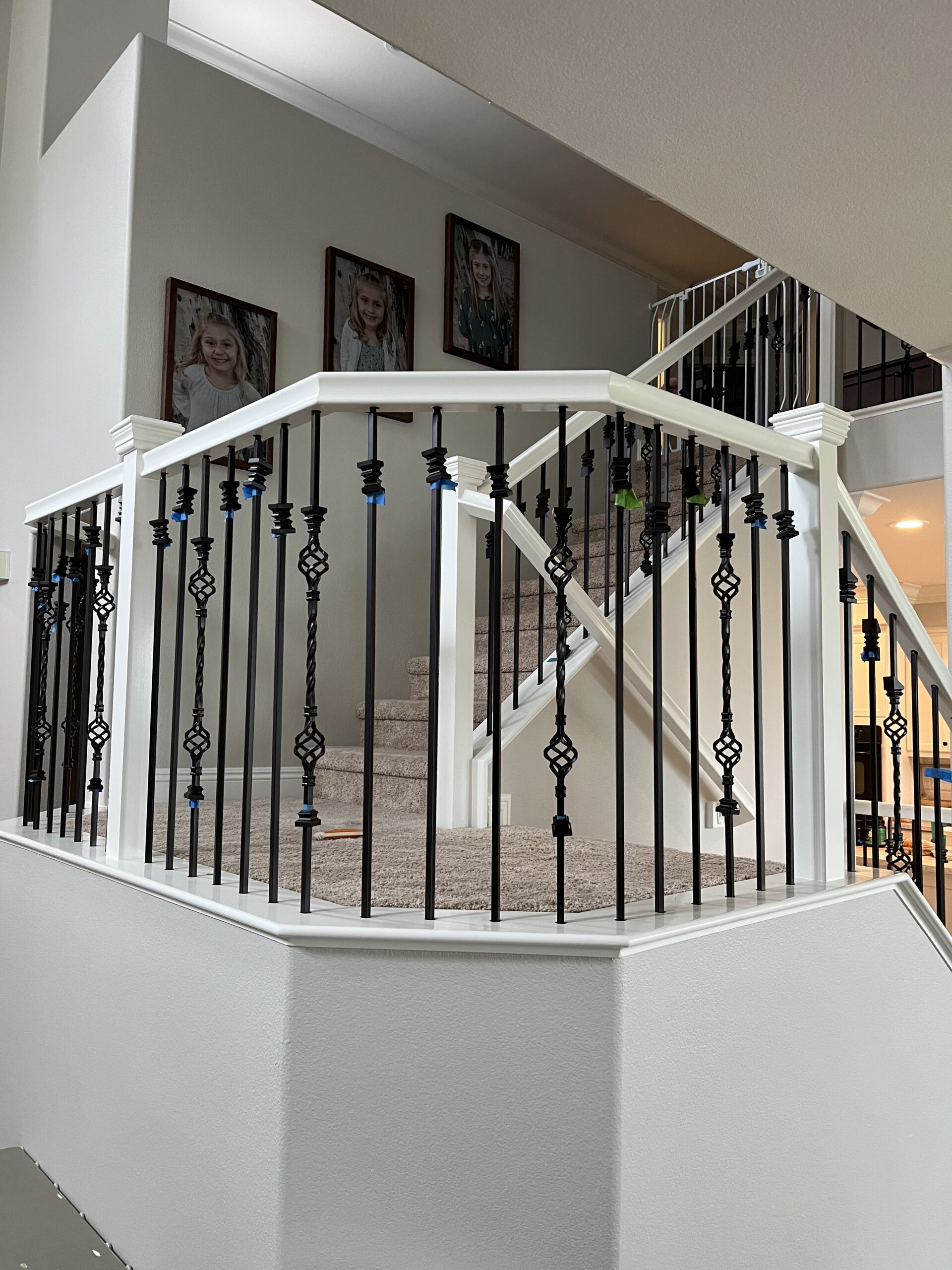 Banister Paint (before & after)