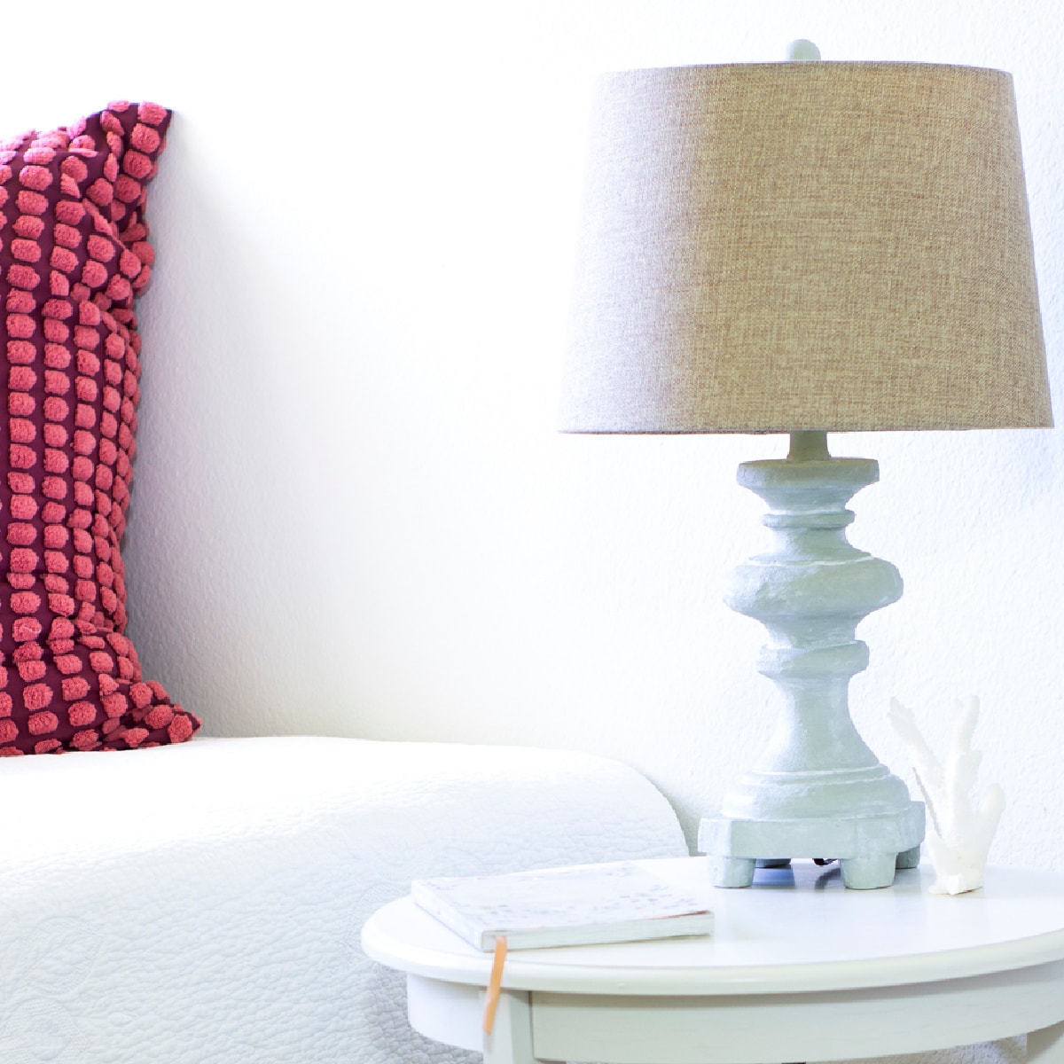 Goodwill Lamp Makeover with Paint