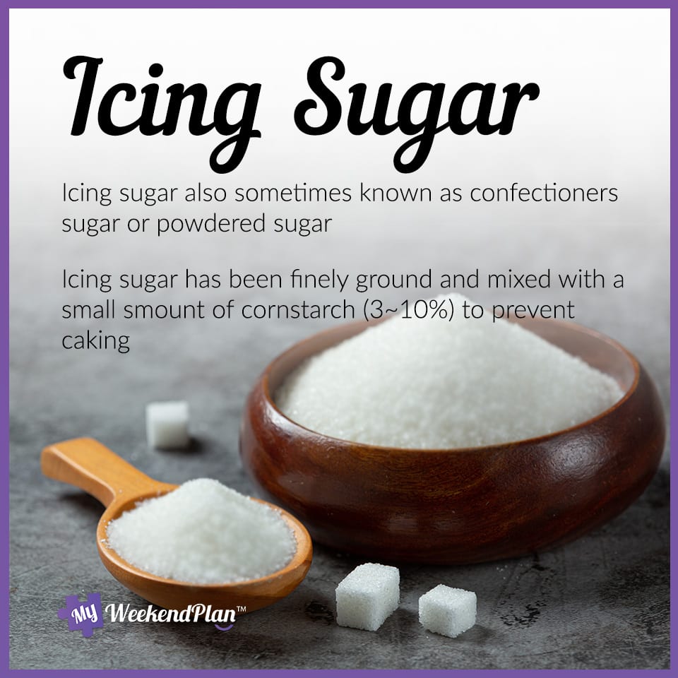 Sugar VS Icing Sugar Malaysia My Weekend Plan