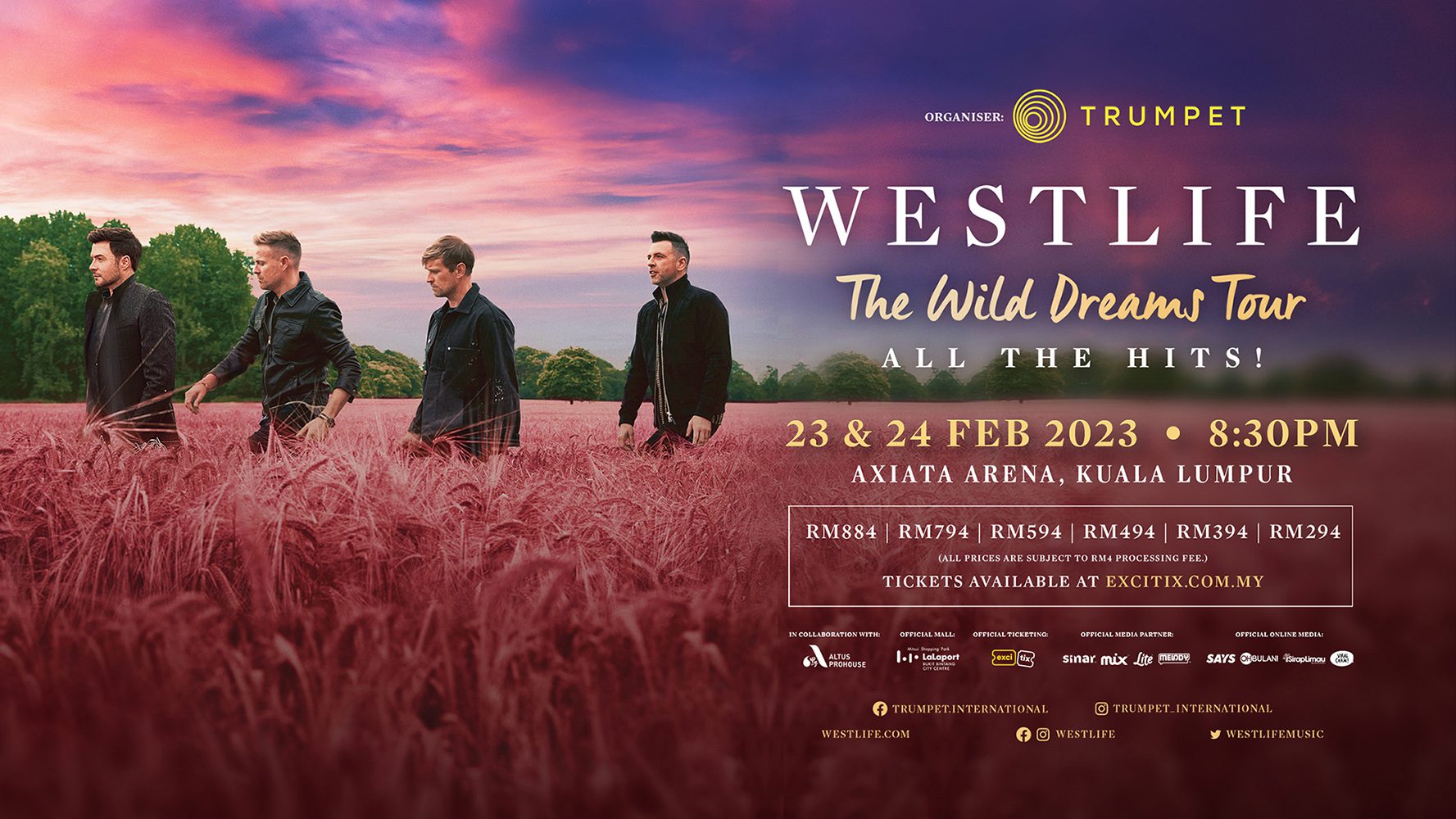 Westlife Live in KL for 'The Wild Dreams Tour' 2023 Weekend Vibes