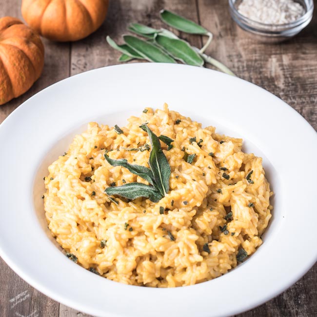 Instant Pot Pumpkin Risotto Dairyfree, Glutenfree, and Vegan