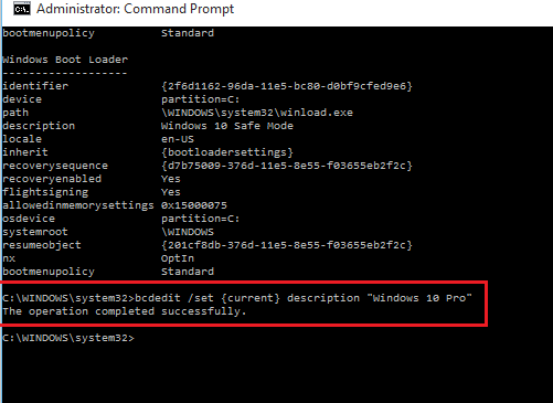 How to Change Operating System Name at Startup in Windows 10?