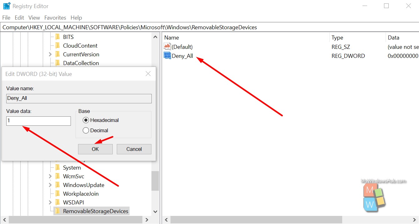How To Disable Removable Storage Classes And Access In Windows 10?