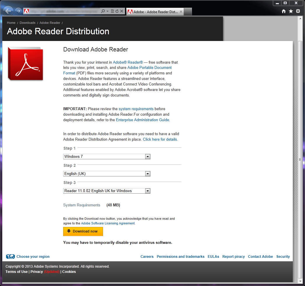 Adobe Reader my world of IT