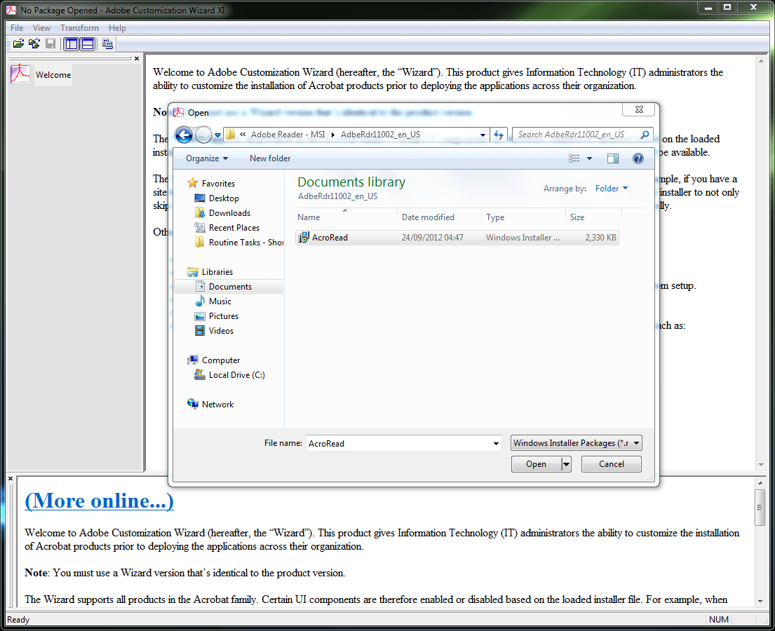 Deploying Adobe Reader 11 to the Enterprise via GPO my world of IT