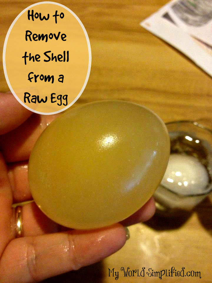 How to Remove the Shell from a Raw Egg
