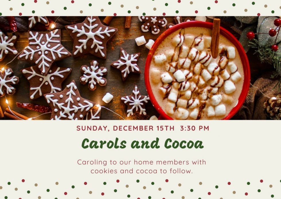 Carols and Cocoa, December 15 Covenant Presbyterian Church