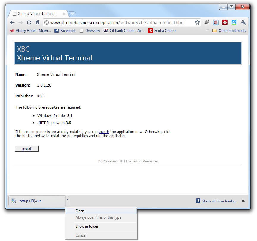 VT Application Help Start