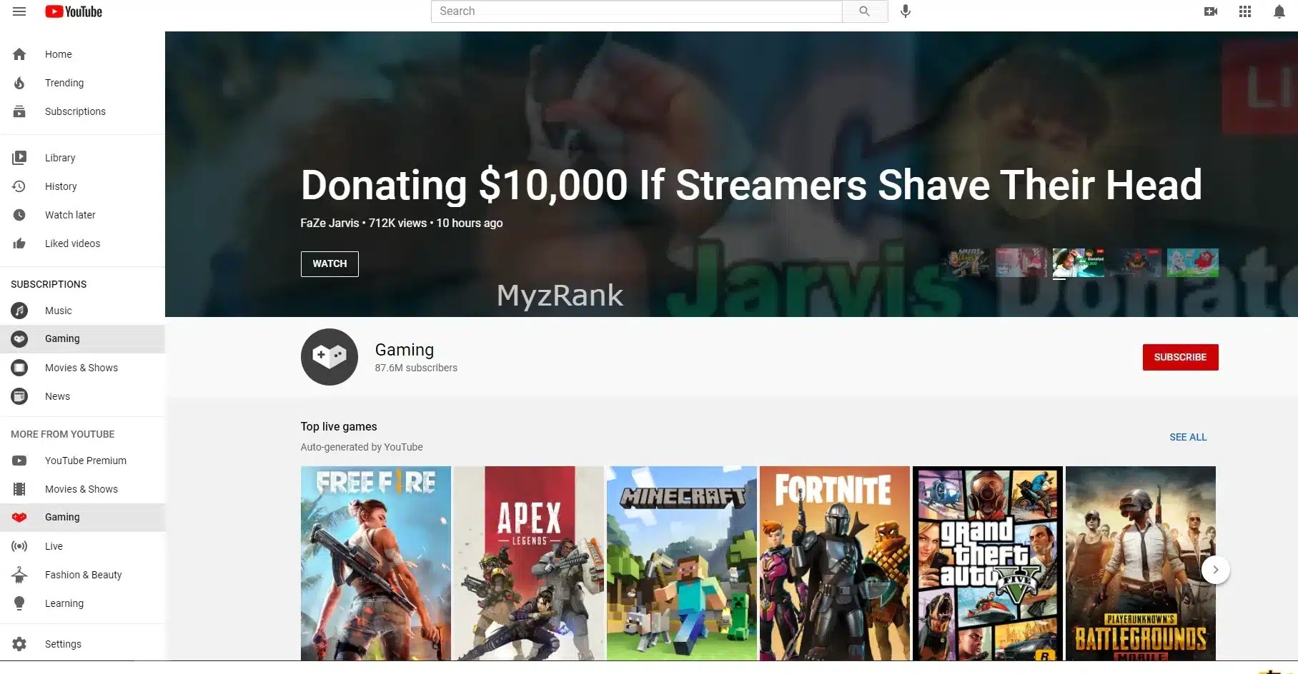 Best Streaming Platform for Gaming in 2024 MyzRank