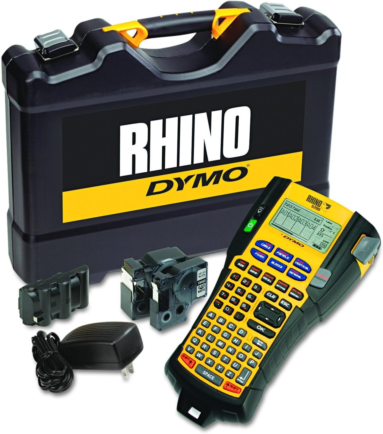 Label Pro Sticker Machine Dymo Rhino 6000+ Includes Hard Case Kit And