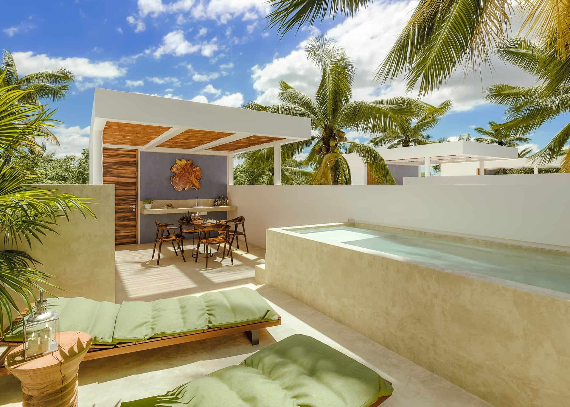 7003015156 Chelem Single Story Beach House MZT Real Estate