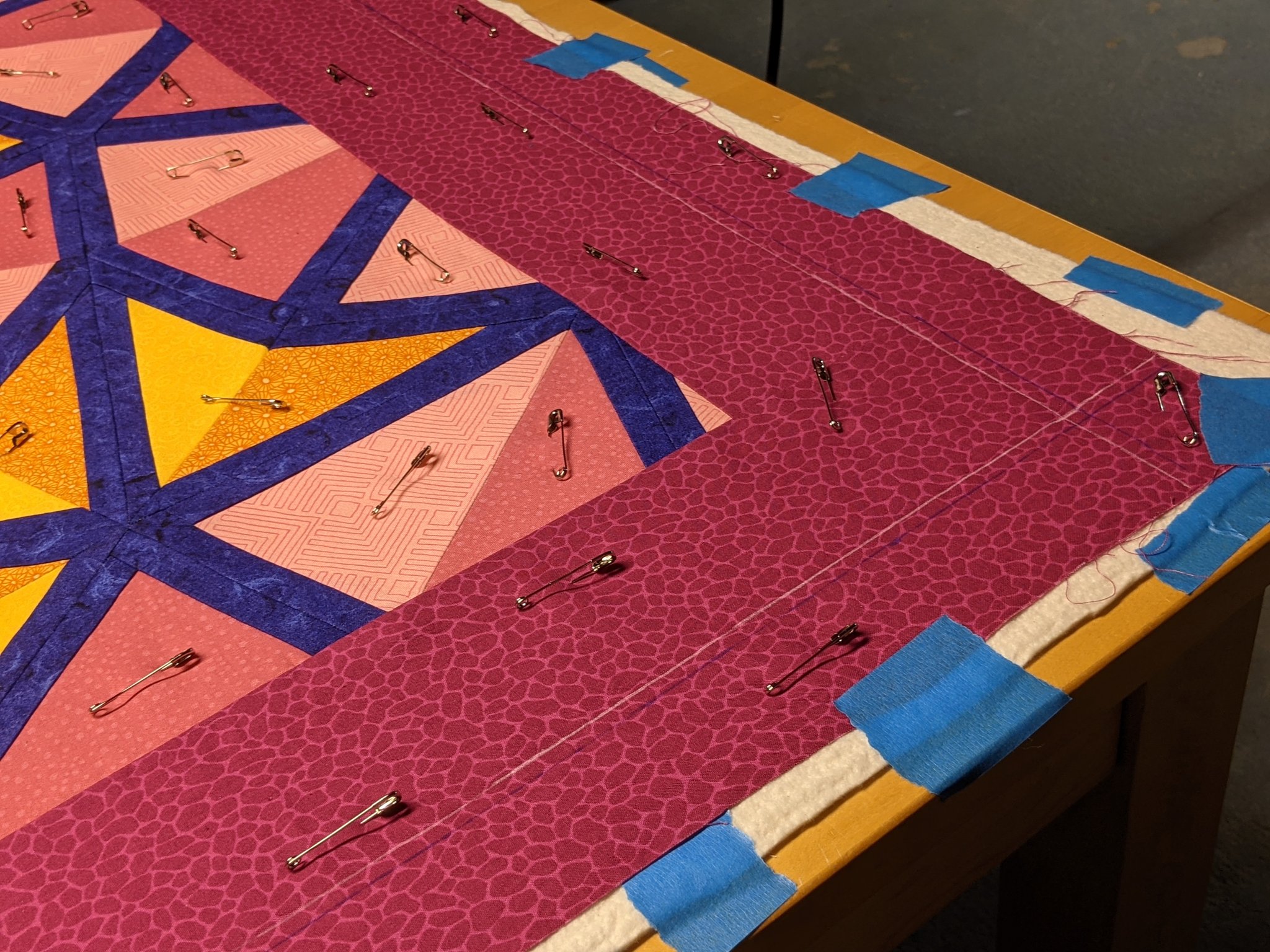 Penrose tiling quilt