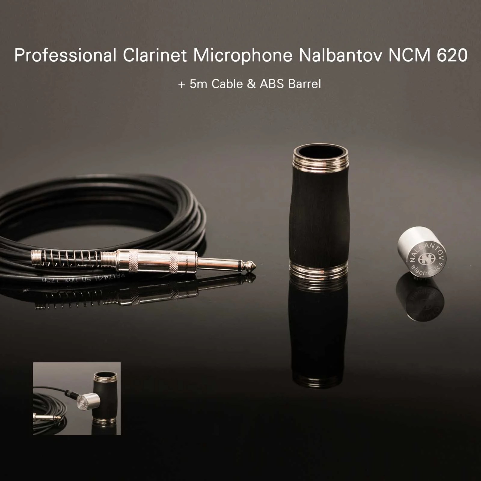 Pickup Microphone Nalbantov NCM 620 +5m Cable & ABS Barrel