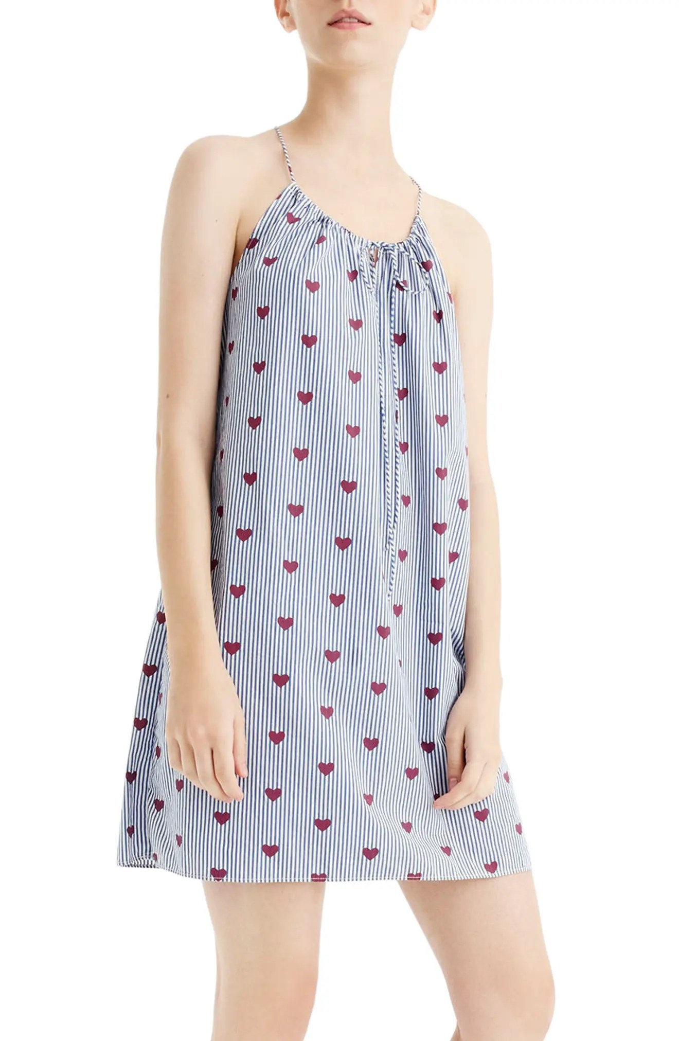 J.Crew Hearts Nightgown Nordstrom