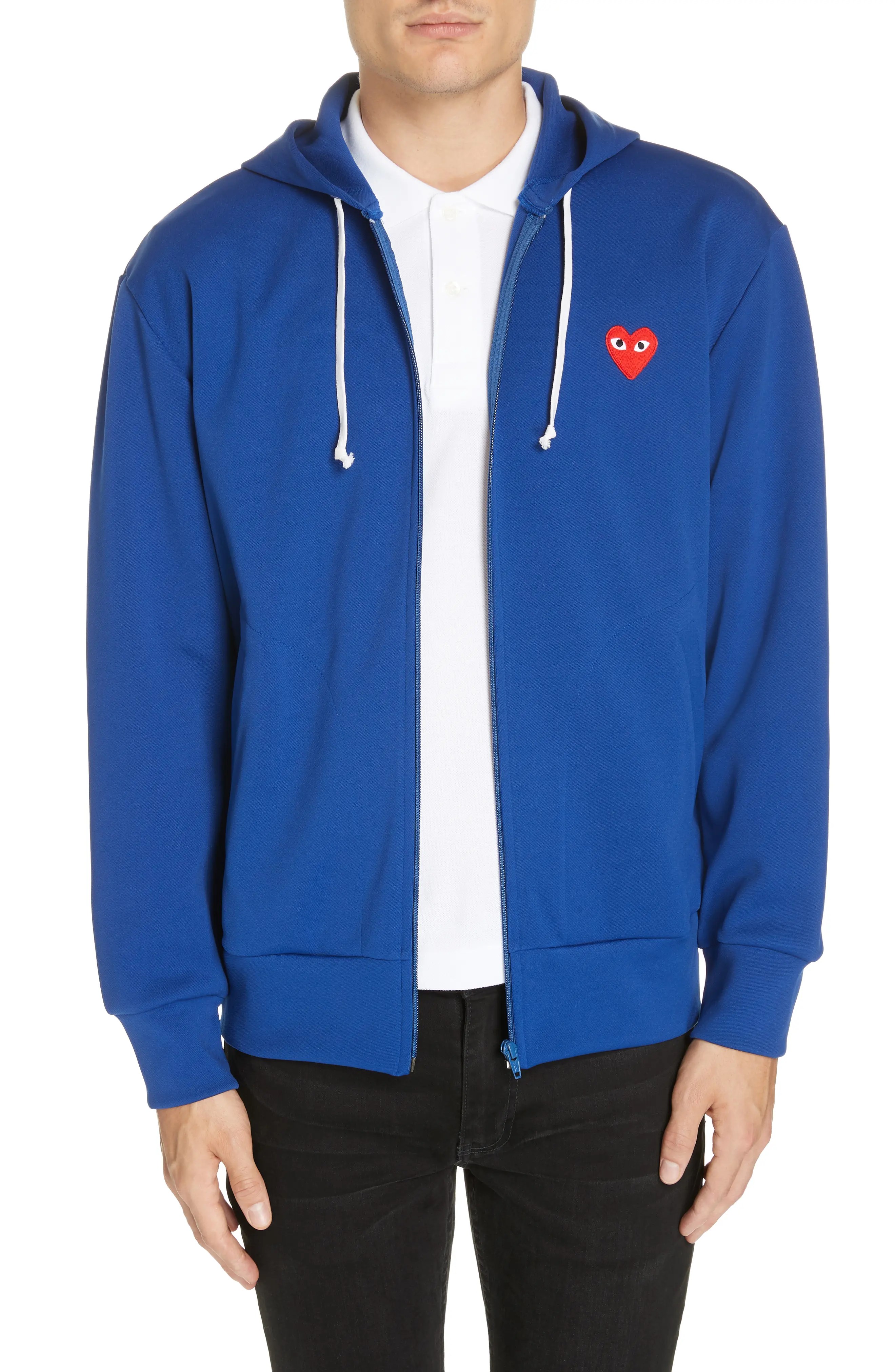 Comme des Garçons PLAY ZipUp Hoodie Nordstrom