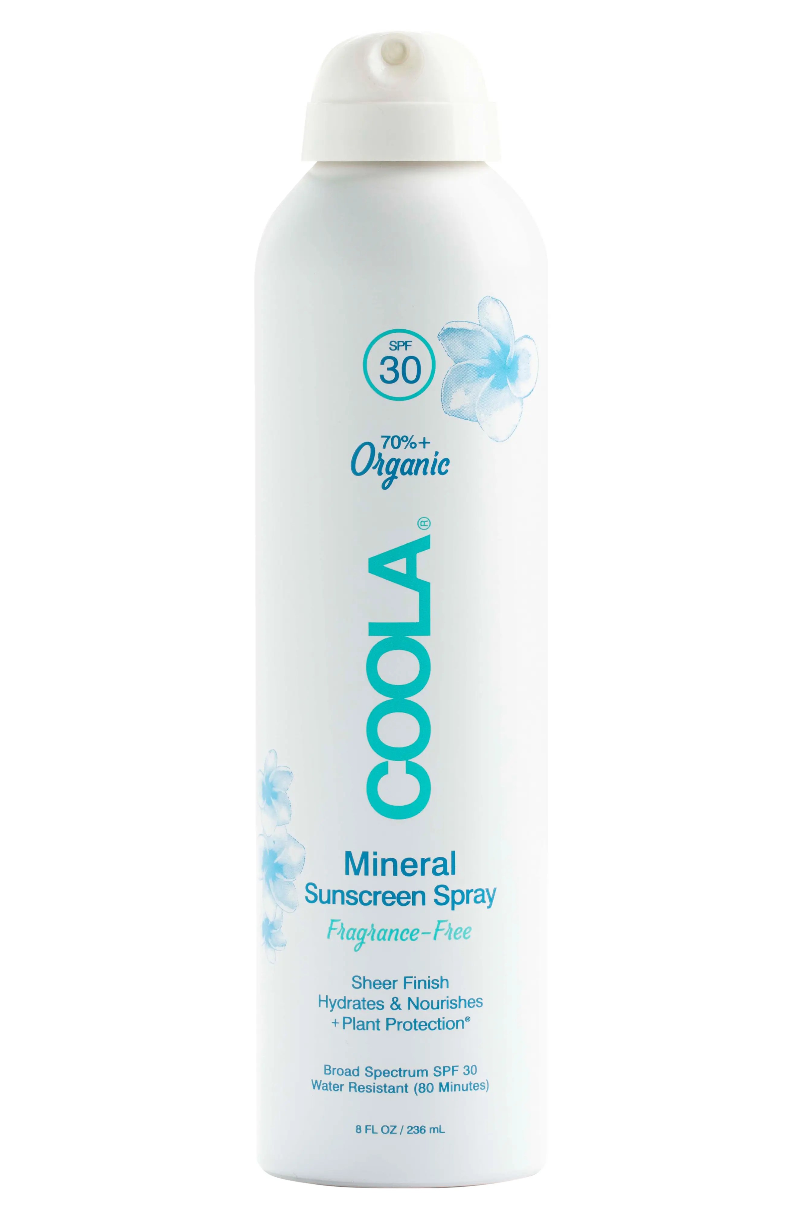 COOLA® Suncare Mineral Body Organic Sunscreen Spray SPF 30 Nordstrom
