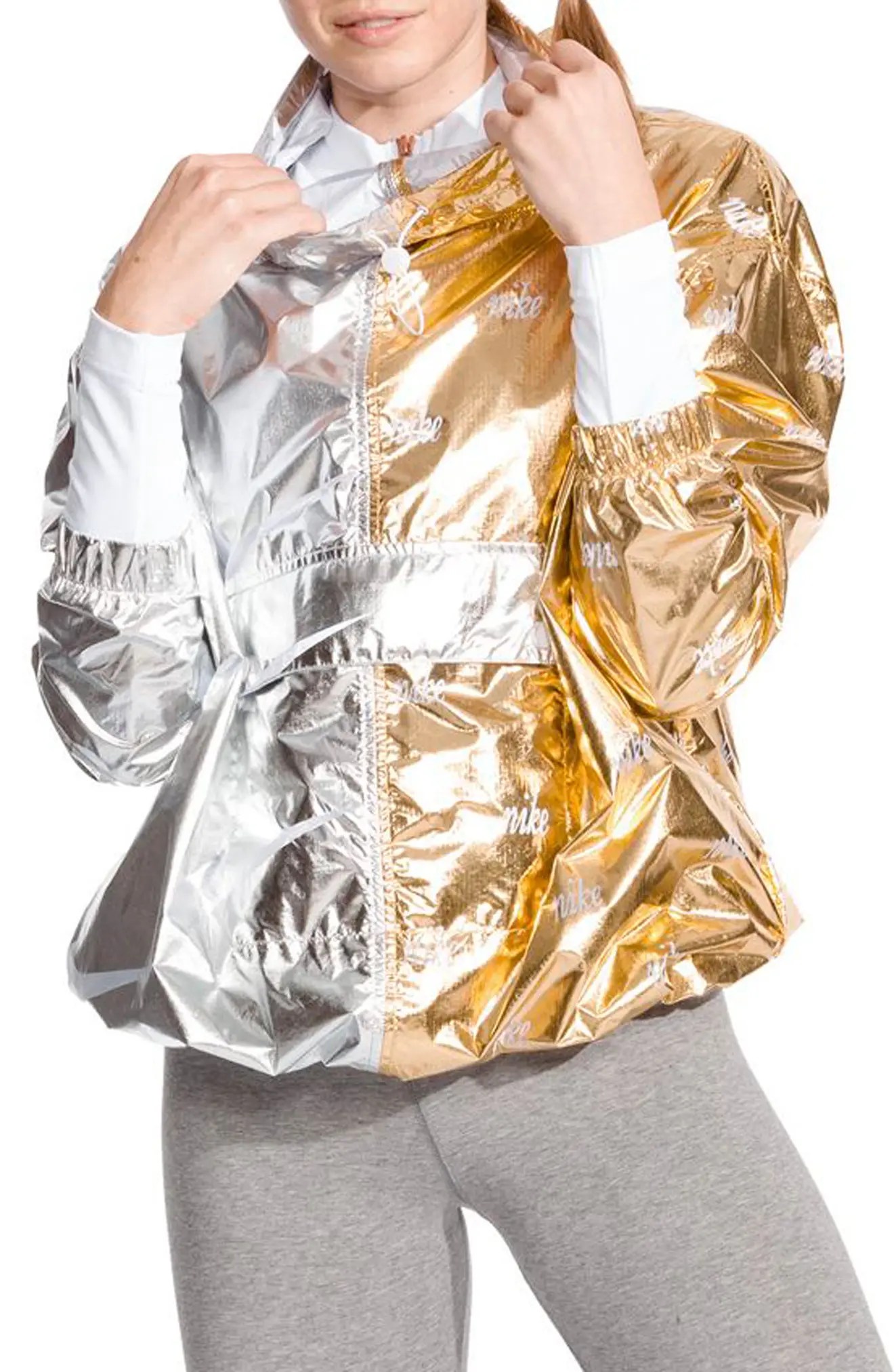 Nike Sportswear Women's Metallic Jacket Nordstrom