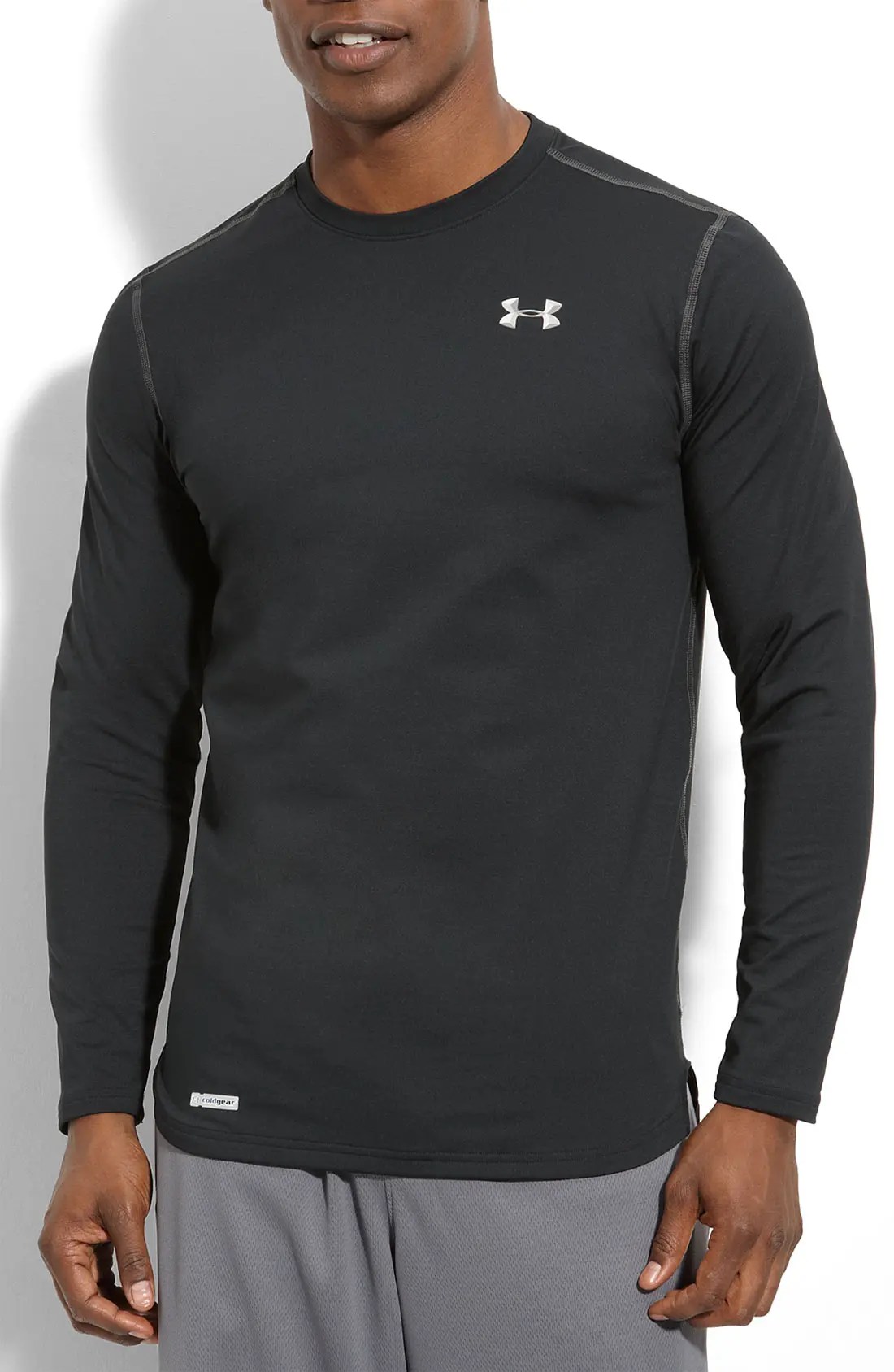 Under Armour ColdGear® Fitted Crewneck Shirt Nordstrom