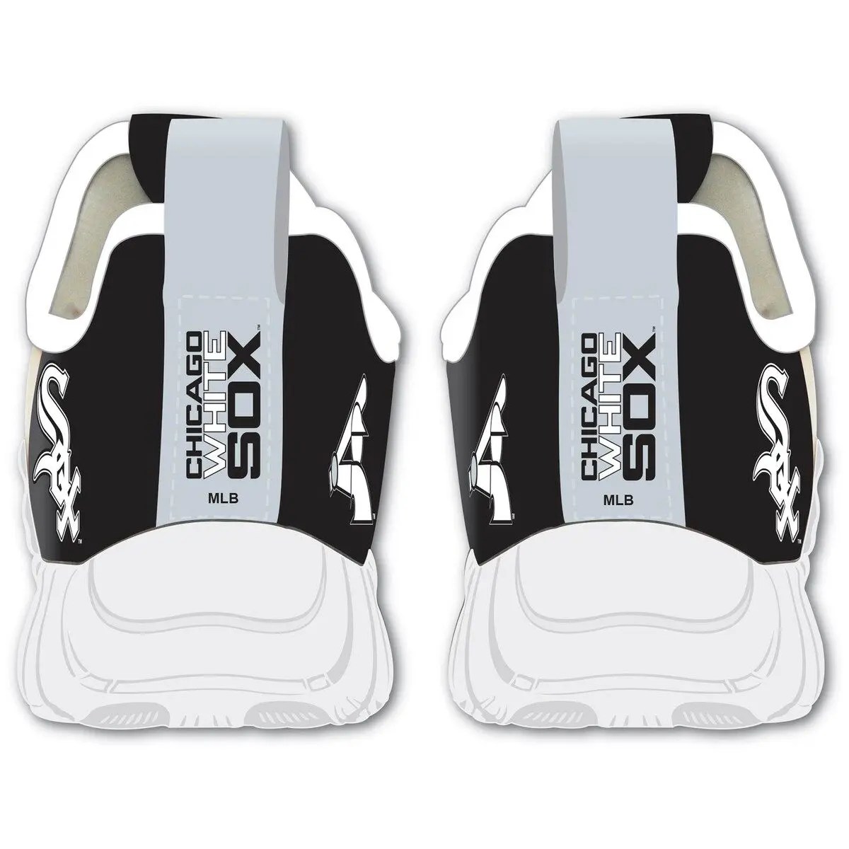 MATCHUP Youth Gray/Black Chicago White Sox Glow Pros LowTop LightUp