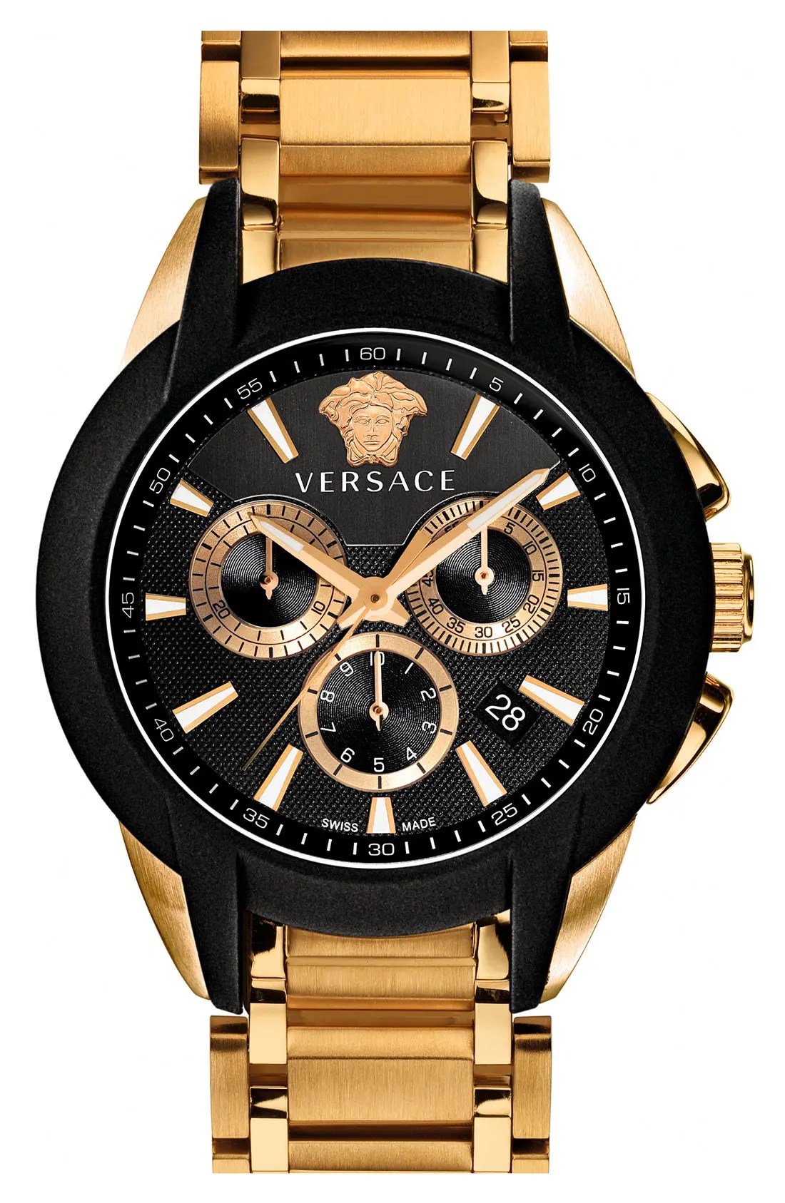 Versace 'Character Chrono' Bracelet Watch, 42mm Nordstrom
