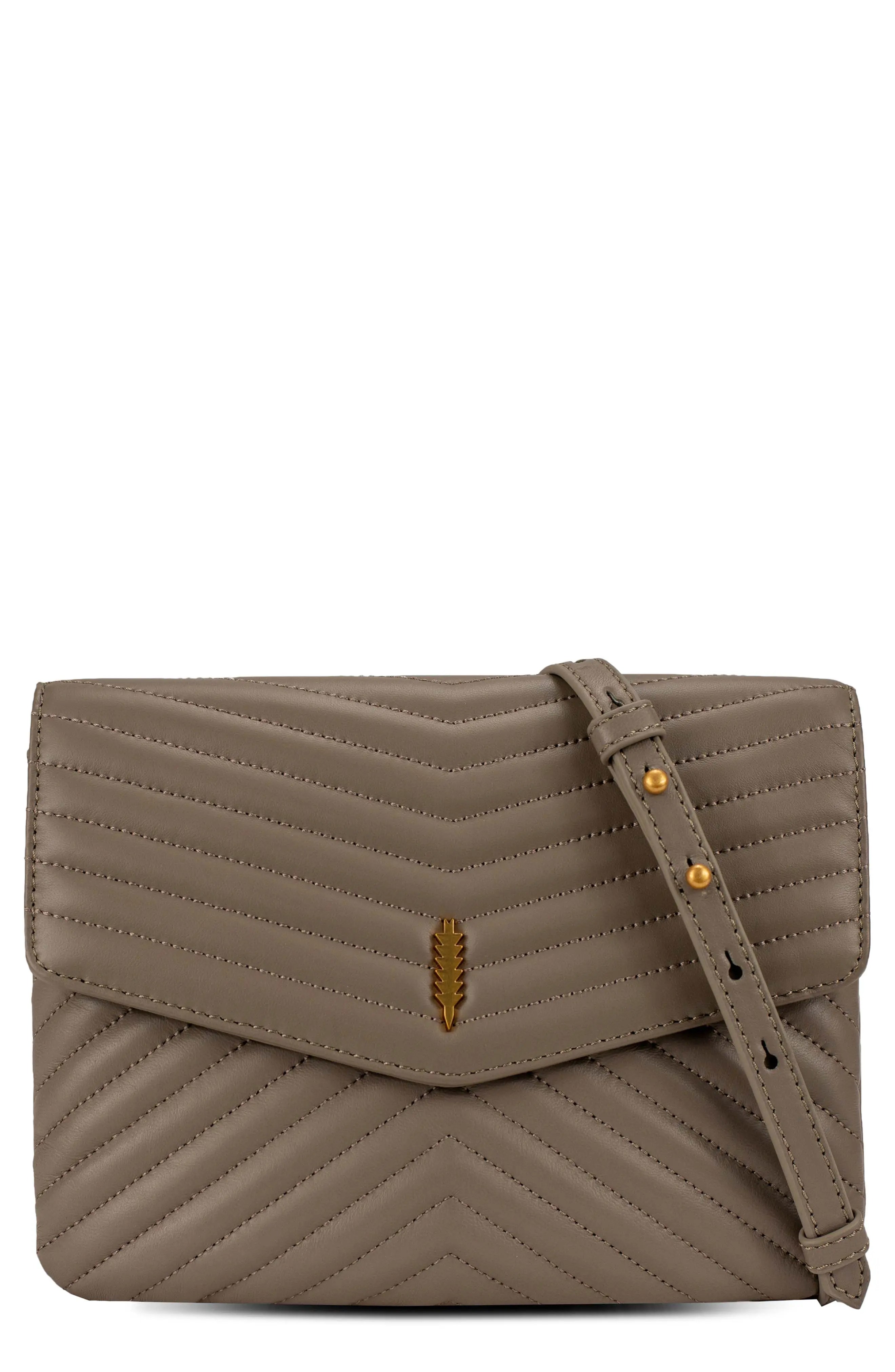 THACKER Jenna Quilted Leather Crossbody Bag Nordstromrack