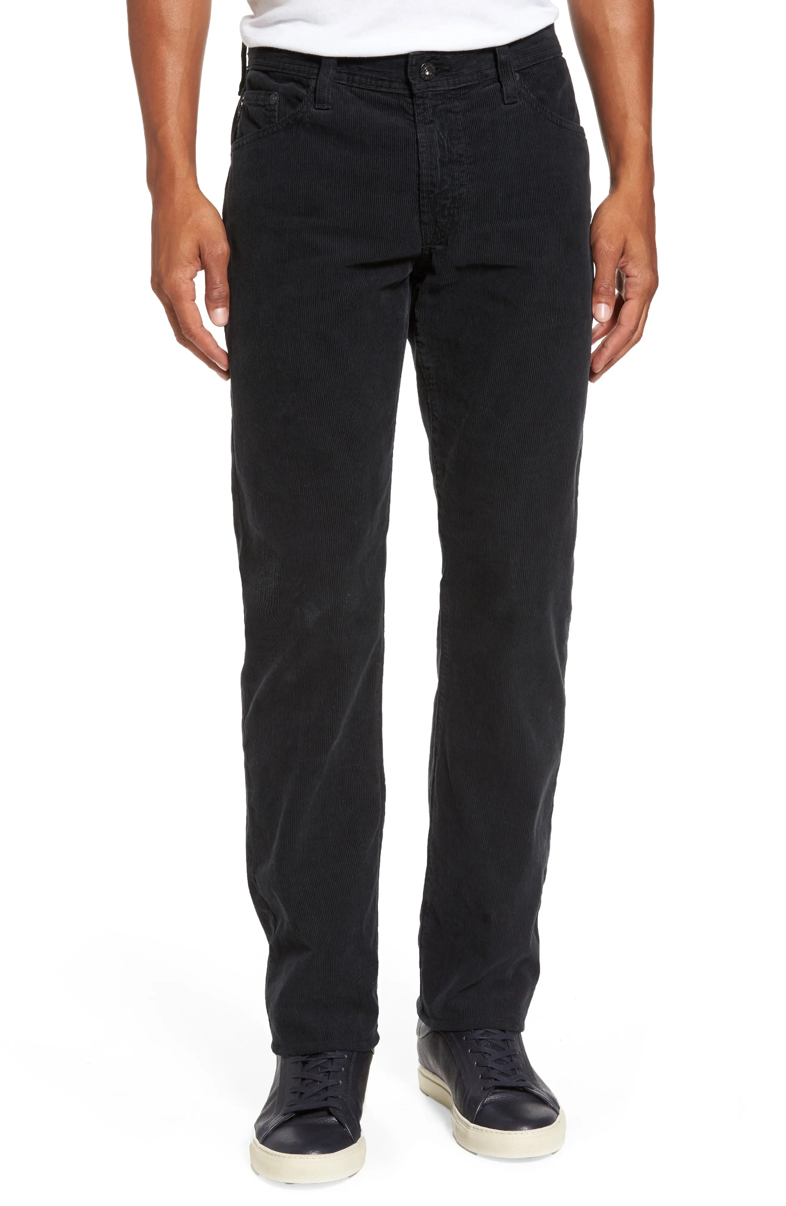 AG 'Graduate' Tailored Straight Leg Corduroy Pants Nordstrom