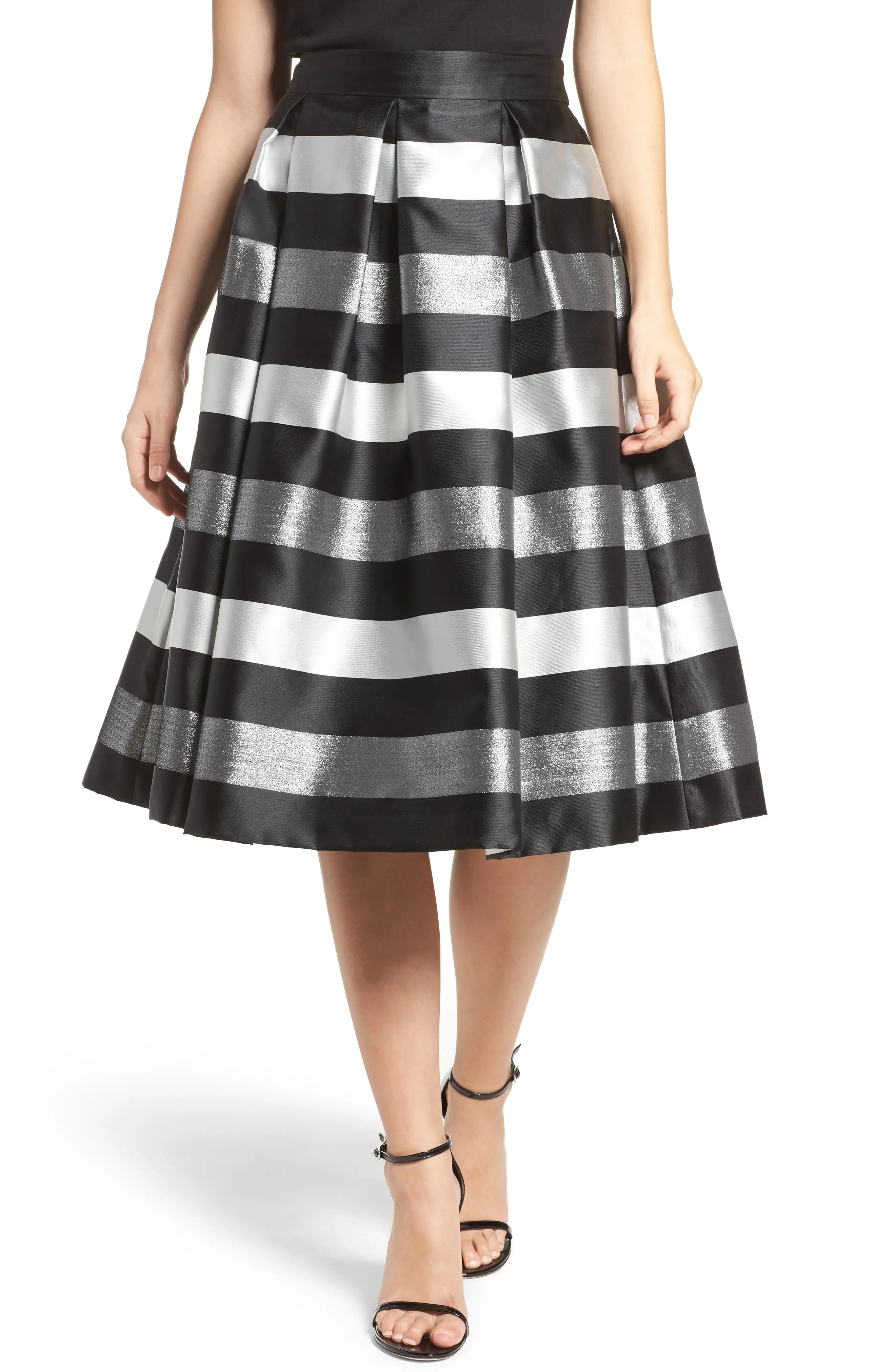 Eliza J Jacquard Midi Skirt Nordstrom