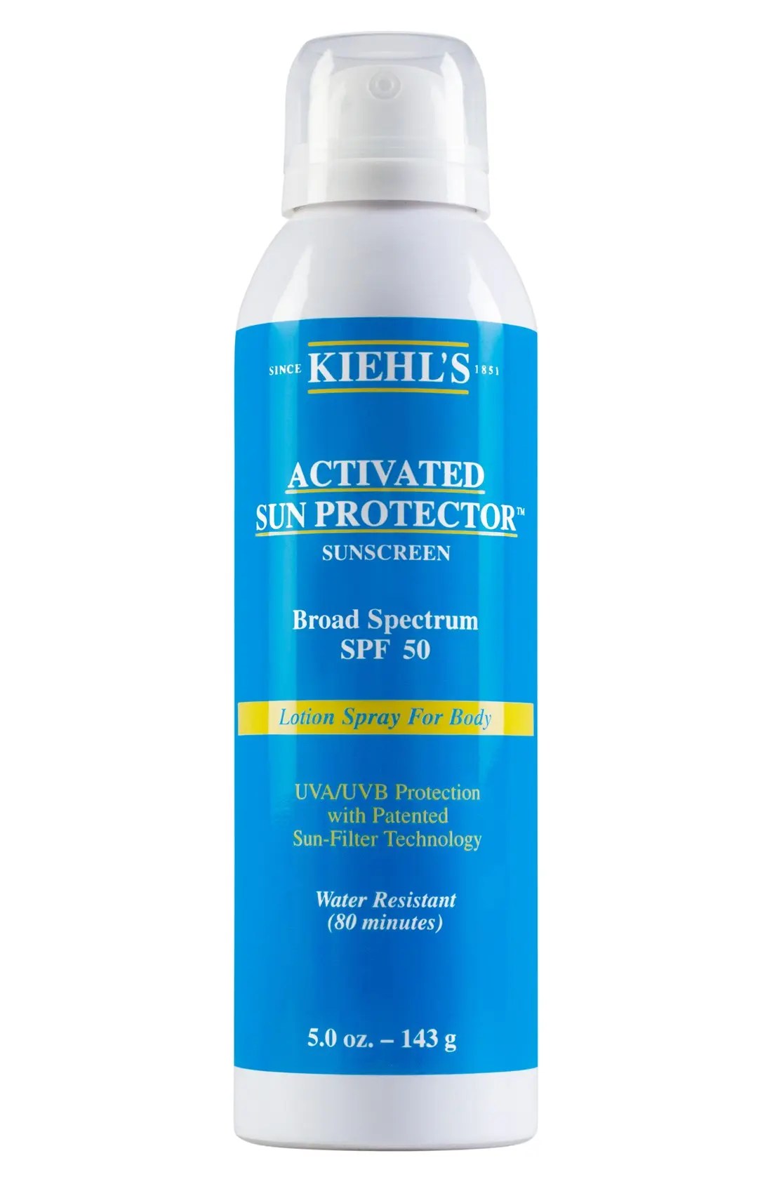 Kiehl's Since 1851 'Activated Sun Protector' Sunscreen Lotion Spray for