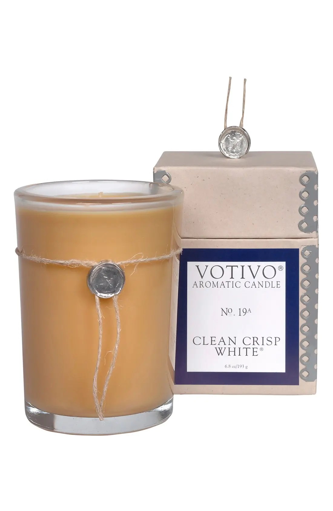 UPC 735130000193 Votivo Aromatic Candle Clean Crisp White