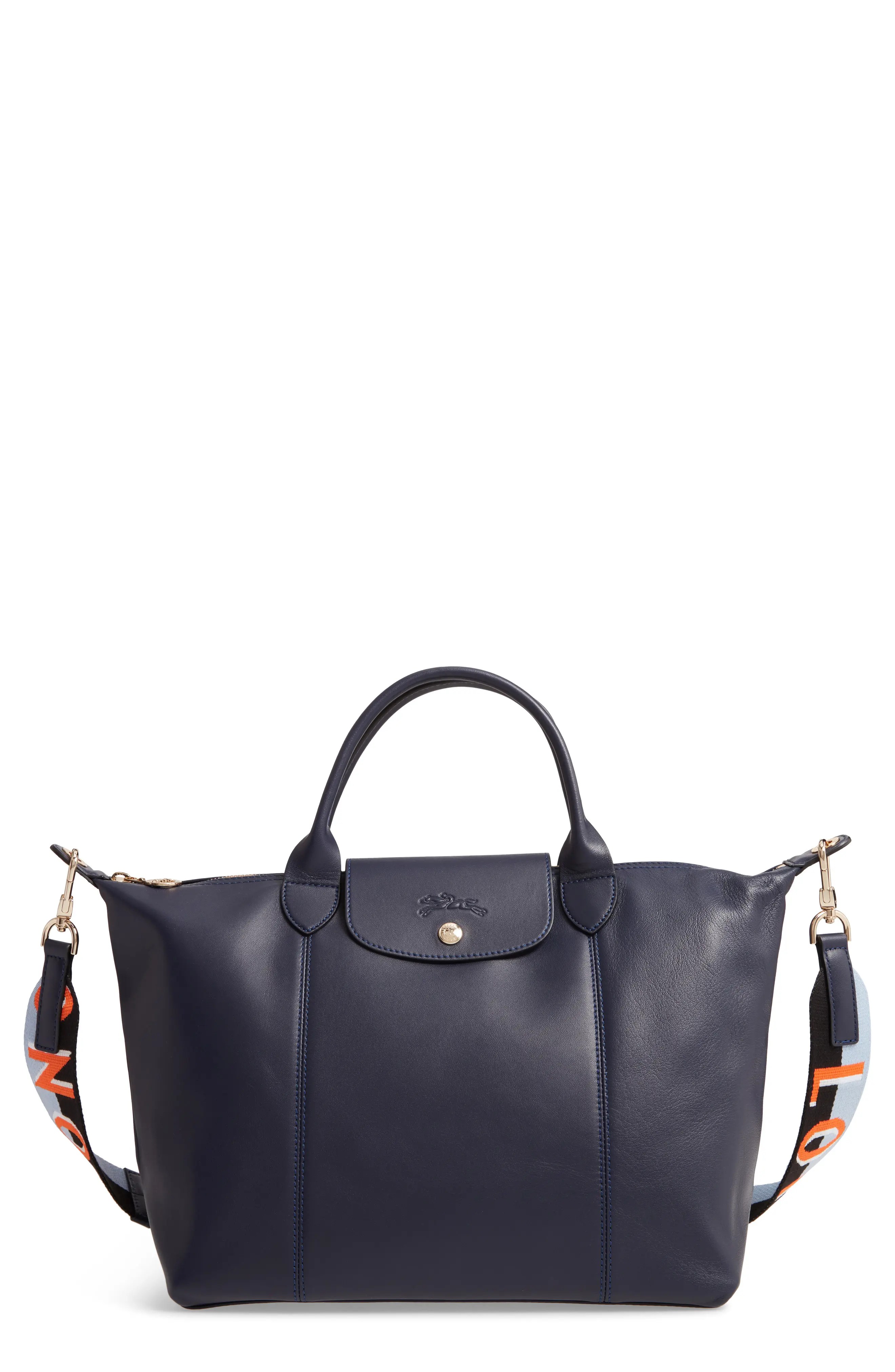 Longchamp Le Pliage Cuir Lambskin Leather Tote | Nordstrom