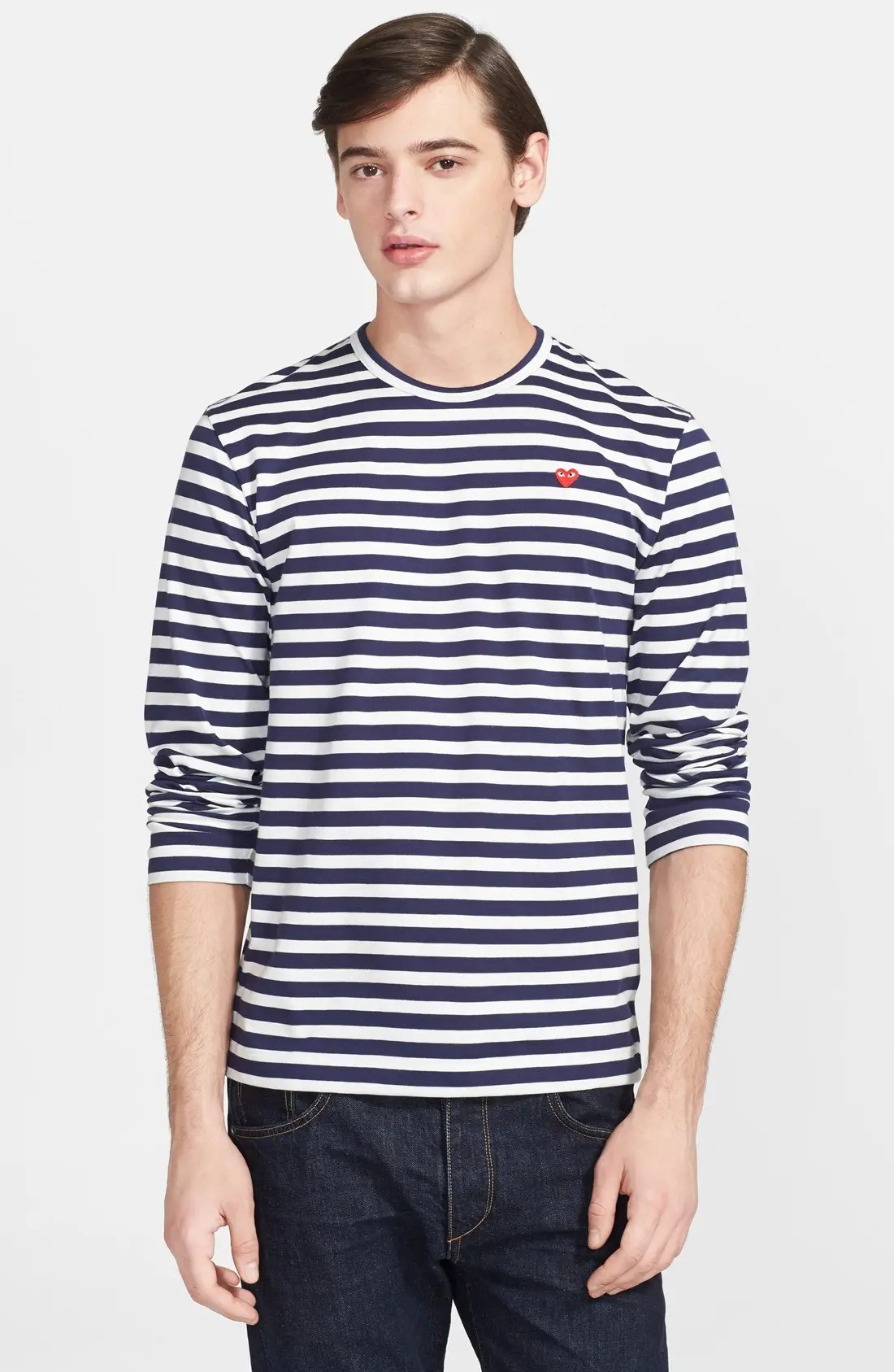 Comme des Garçons PLAY Stripe Long Sleeve TShirt Nordstrom
