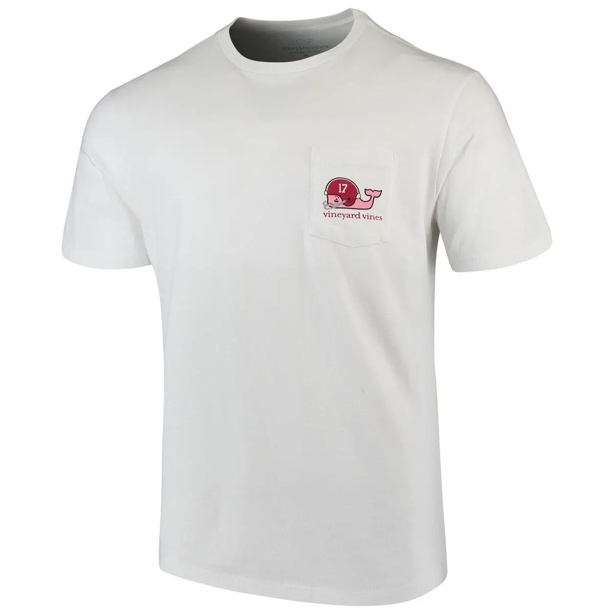 vineyard vines Men's Vineyard Vines White Alabama Crimson Tide Pocket T