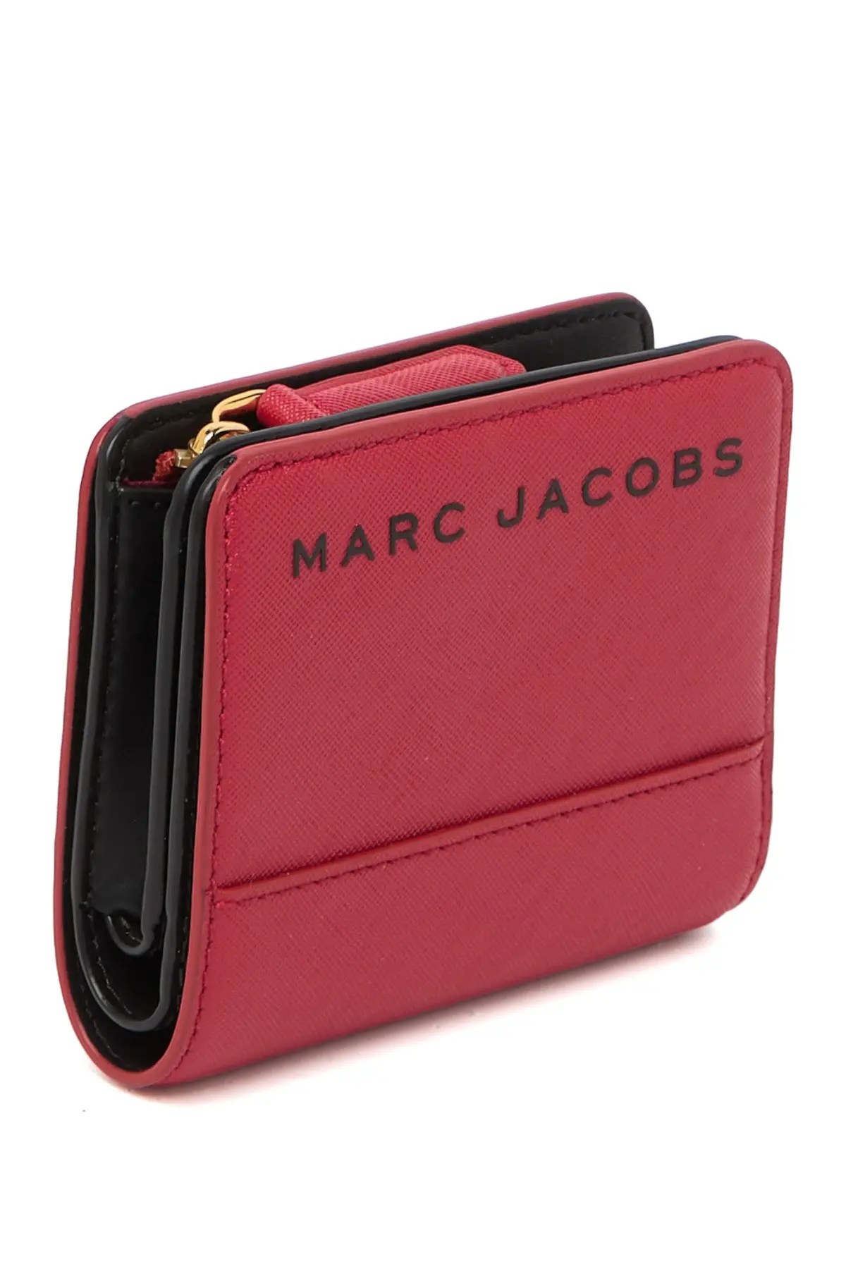 Marc Jacobs Branded Saffiano Leather Mini Wallet Nordstrom Rack