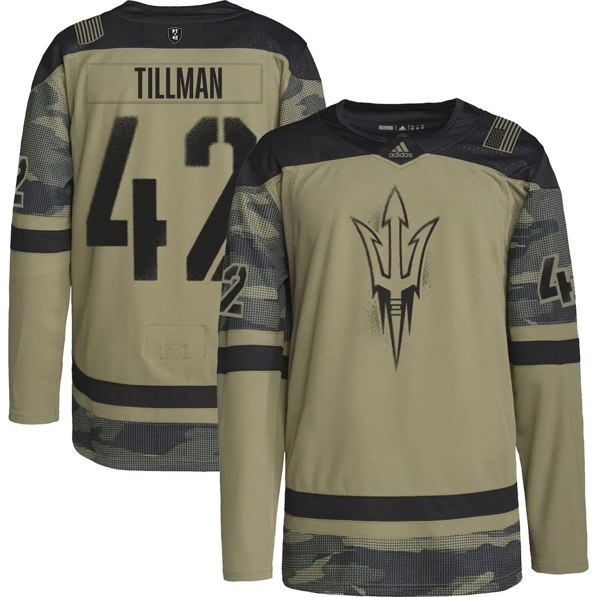 adidas Men's adidas Pat Tillman Olive Arizona State Sun Devils Camo