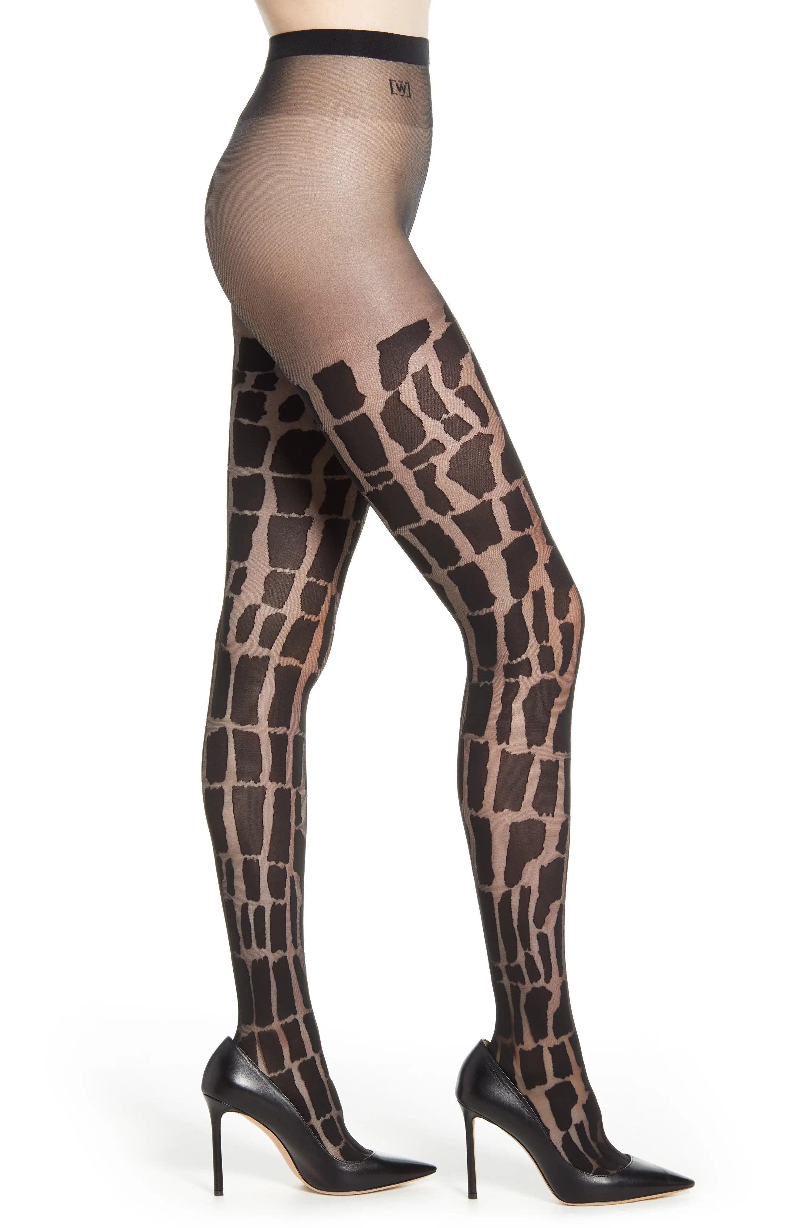 Wolford Shield Animal Print Tights Nordstrom