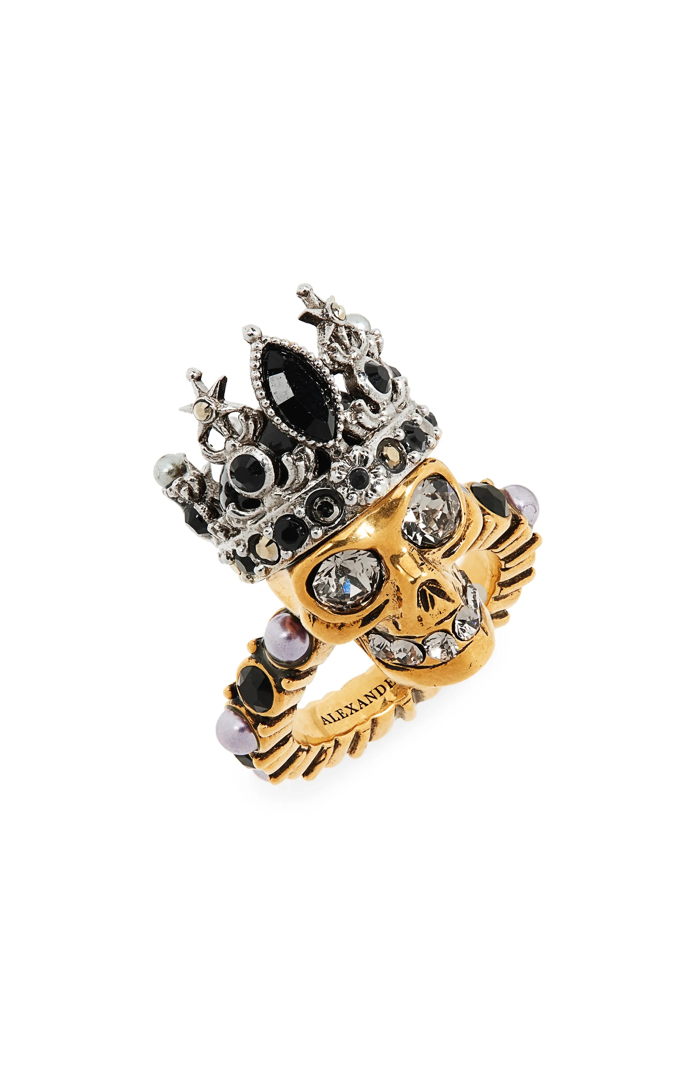 Alexander McQueen Skull Queen Ring Nordstrom