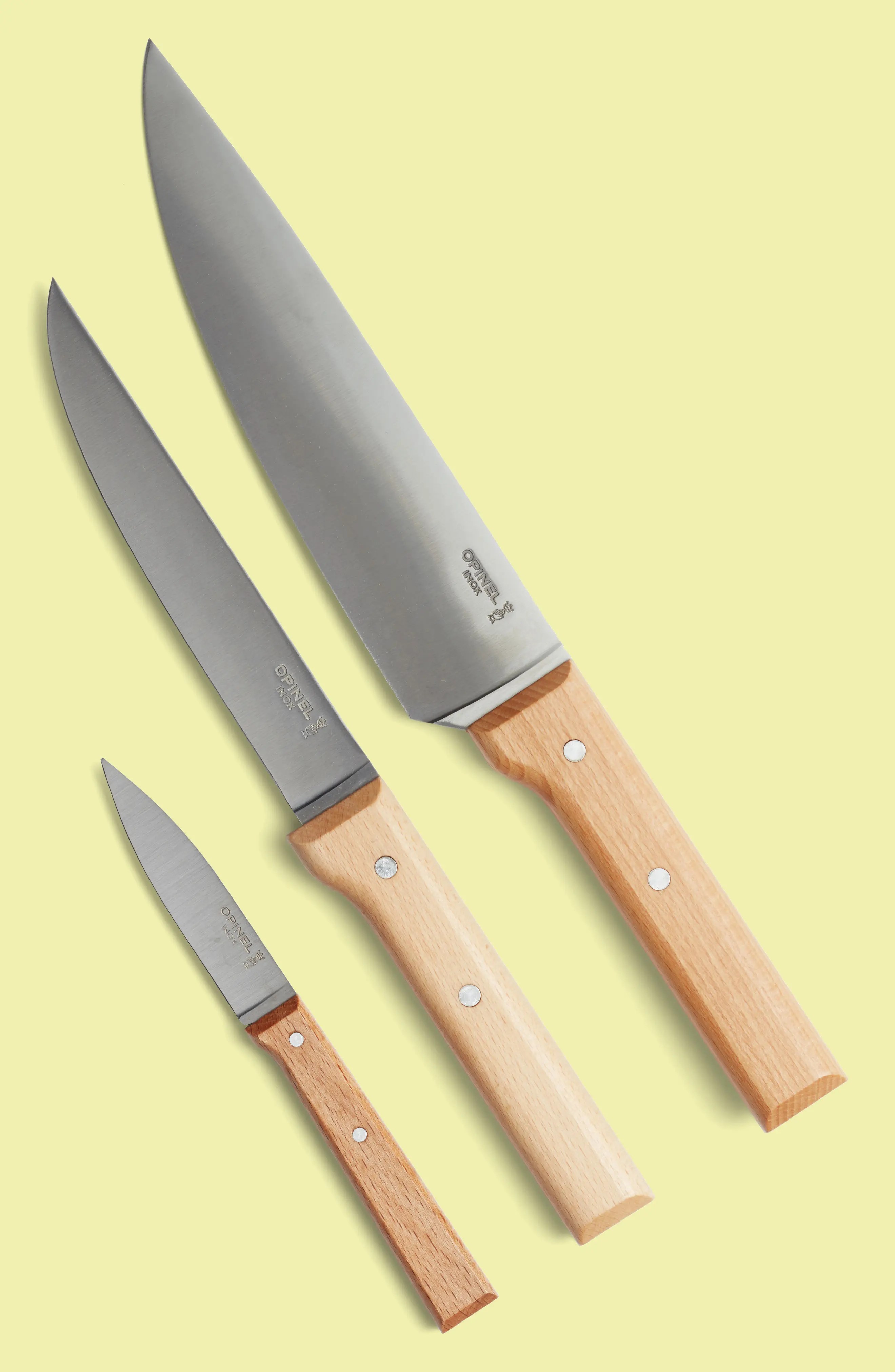 Opinel Parallèle 3Piece Kitchen Knife Set Nordstrom