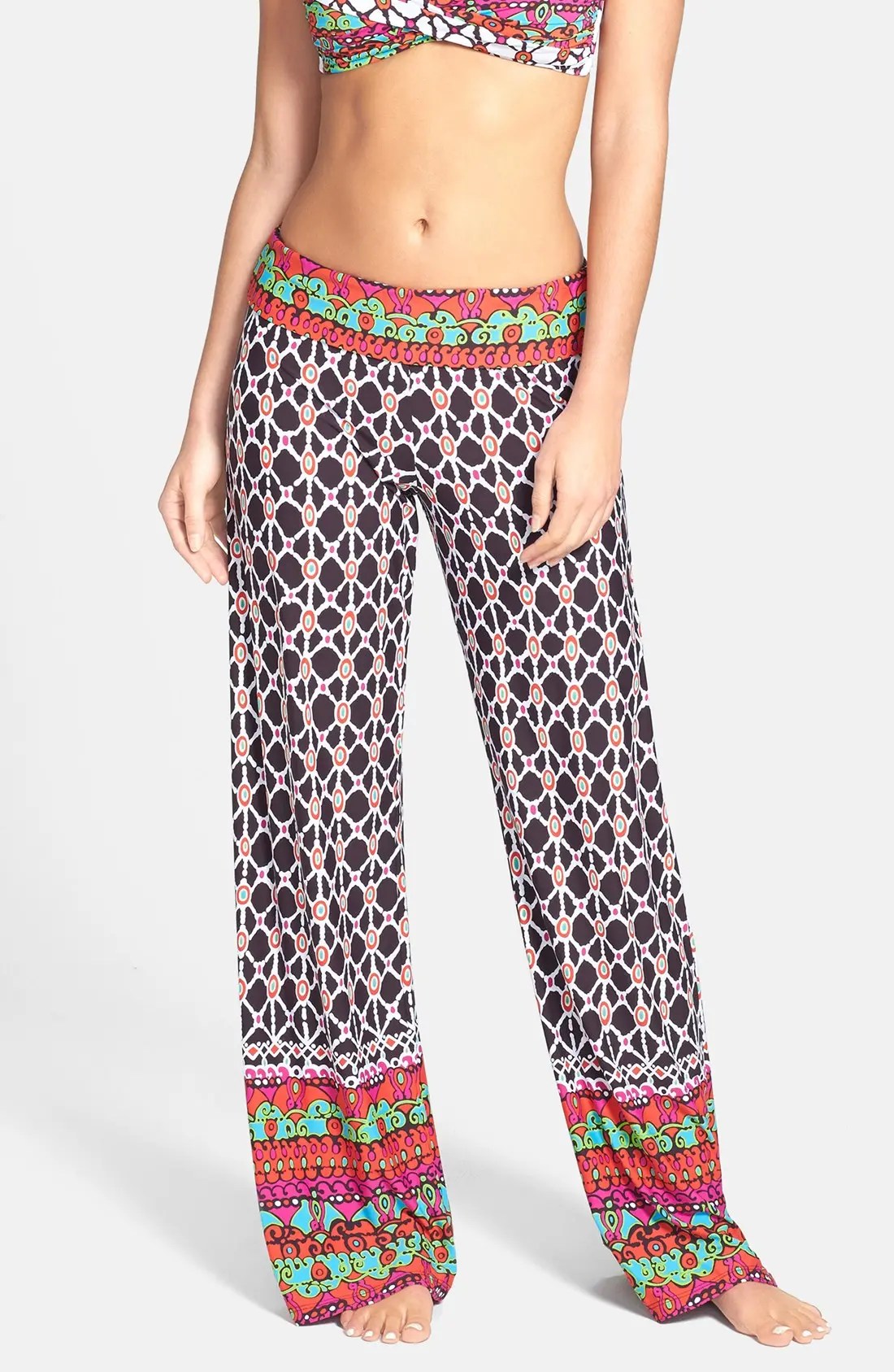 Trina Turk Foldover CoverUp Pants Nordstrom