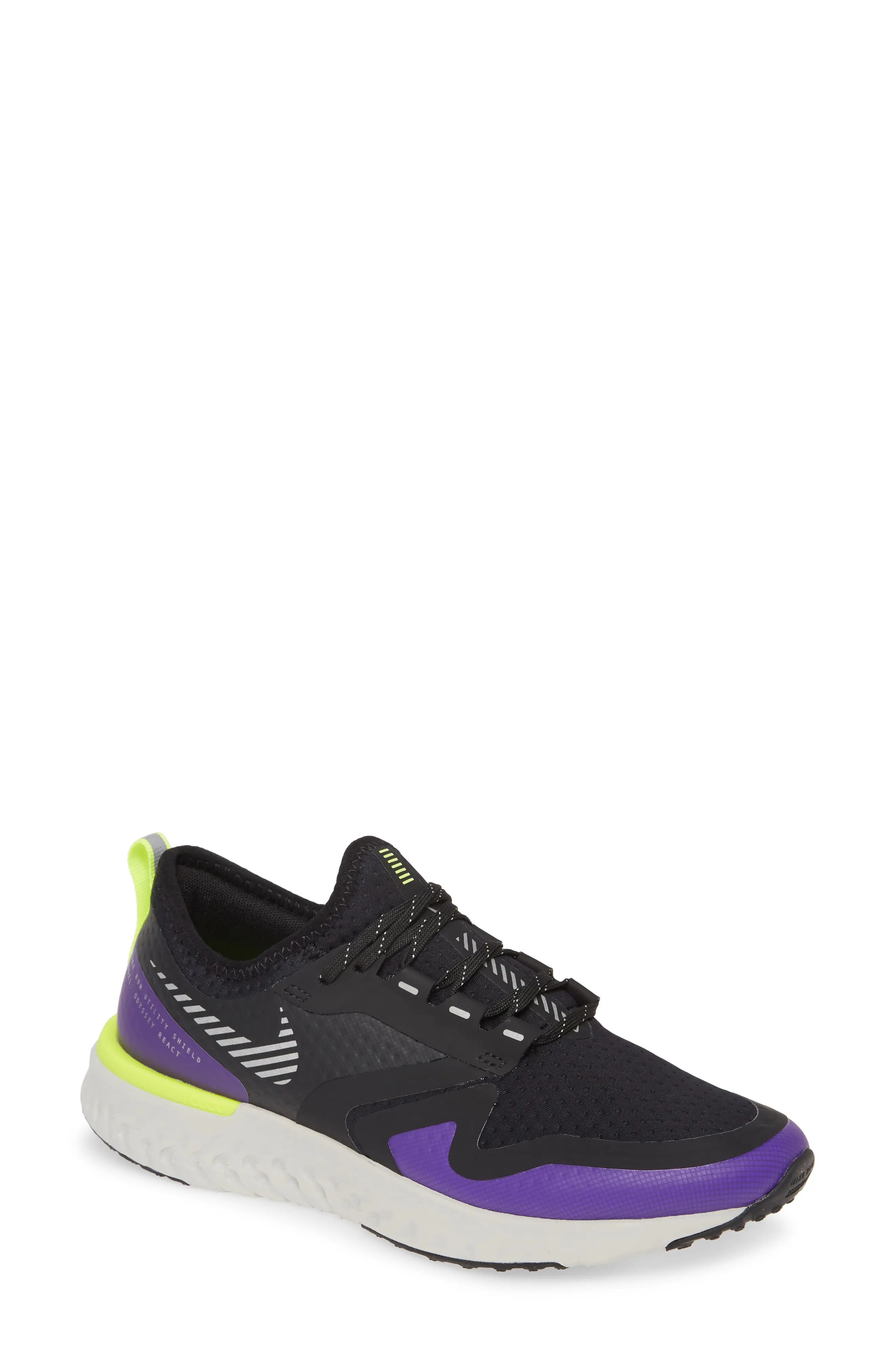 Nike Odyssey React 2 Shield Water Repellent Running Shoe (Women