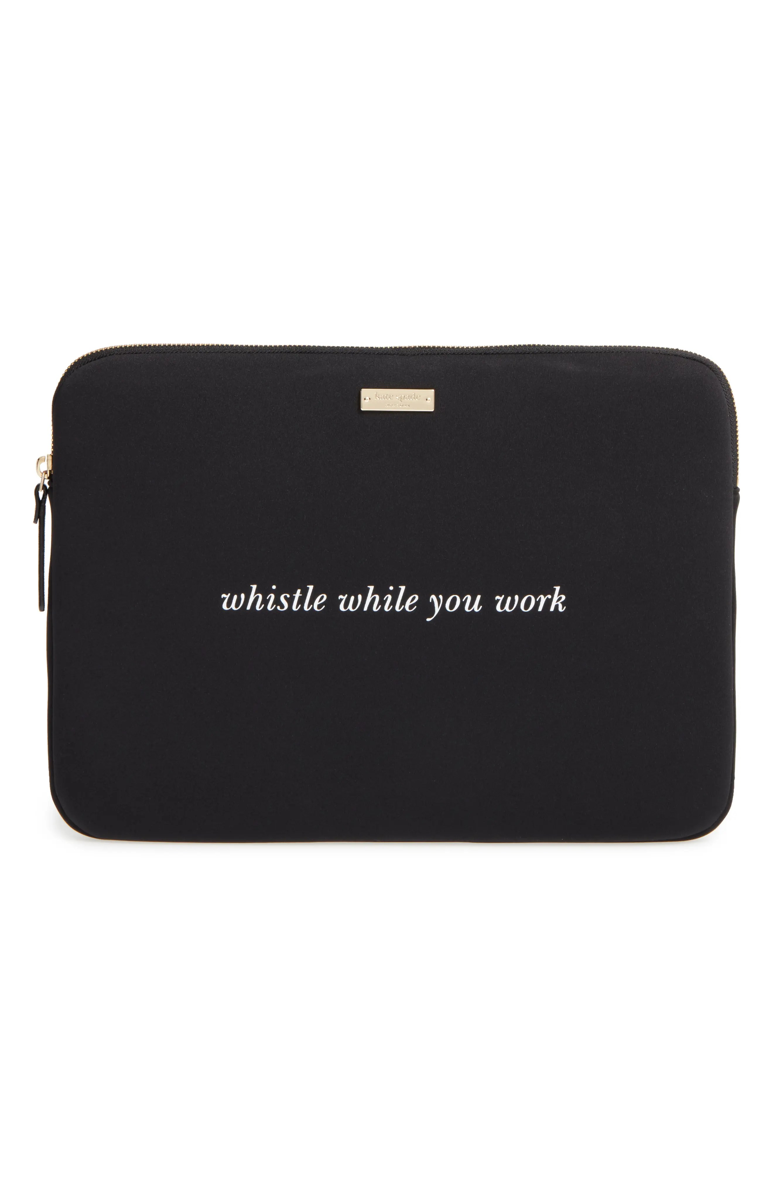 kate spade new york whistle while you work 13 inch laptop sleeve