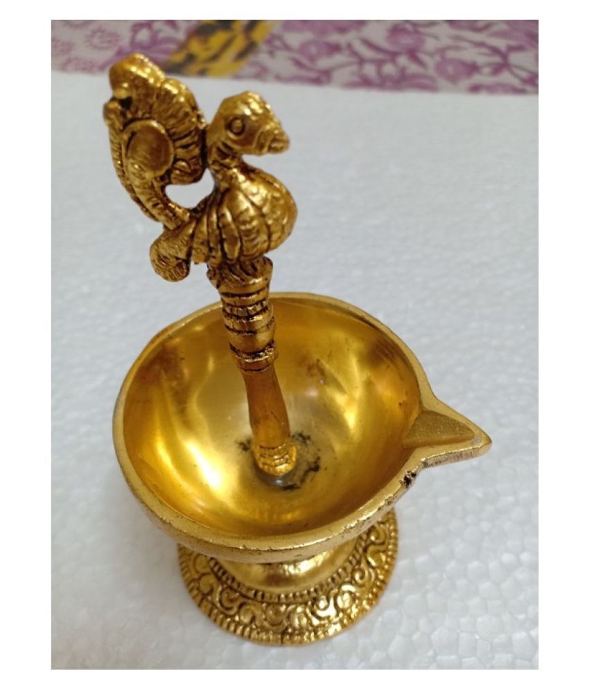 Vinayak Traders Alloy Designer Diya Pack of 1 Buy Vinayak Traders